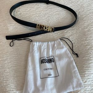 Moschino skinny belt